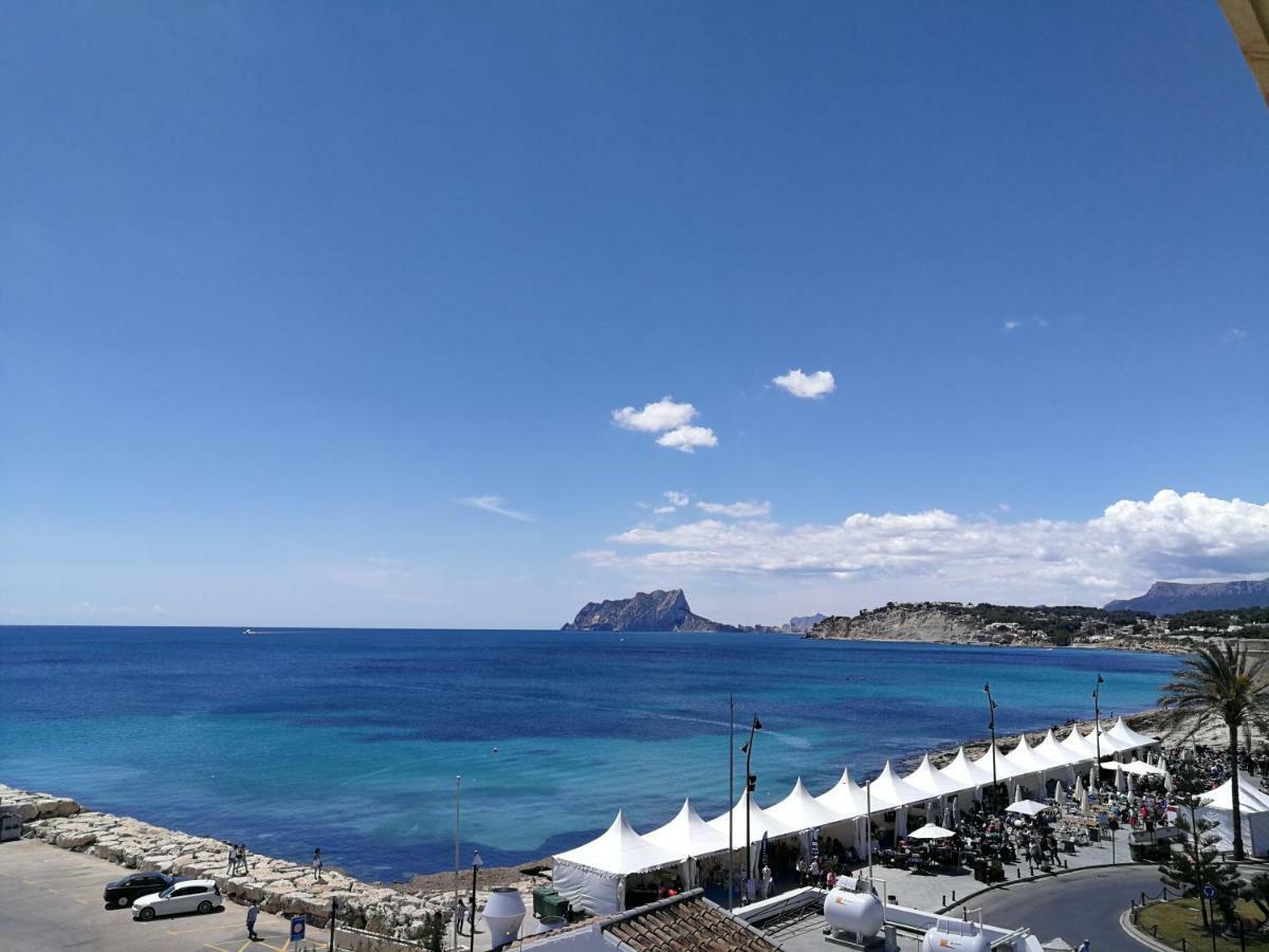 Vista Al Mar Habitacion En Apartamento Compartido Apartamento Moraira Exterior foto